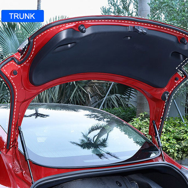 Car Door Seal Strip Kit Soundproof Rubber for Tesla Model S/3/X/Y