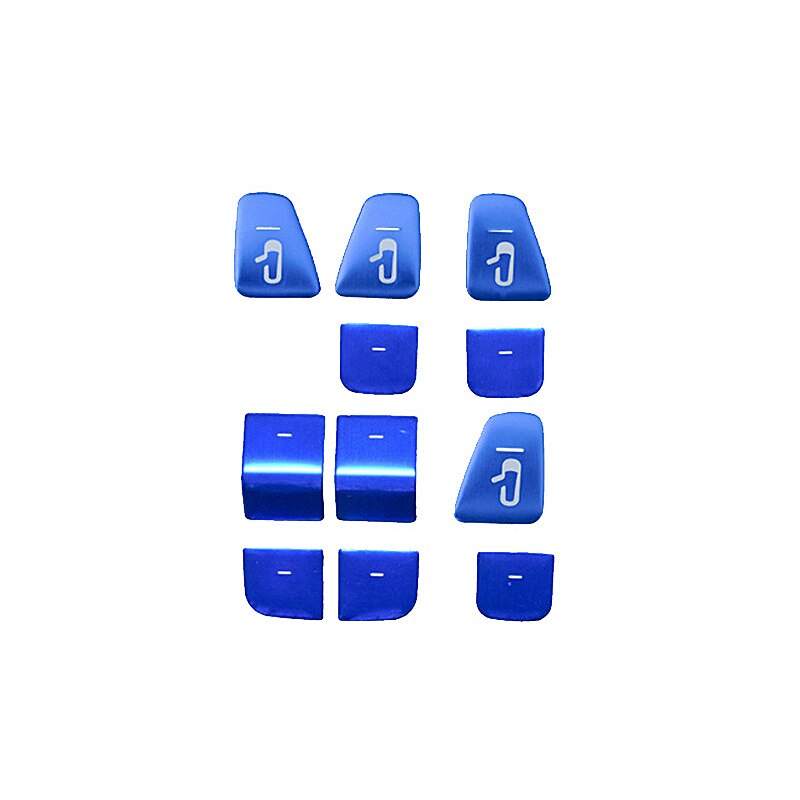 Model 3/Y Door Button Glass Lifting Patch for Tesla(2017-2023) Blue