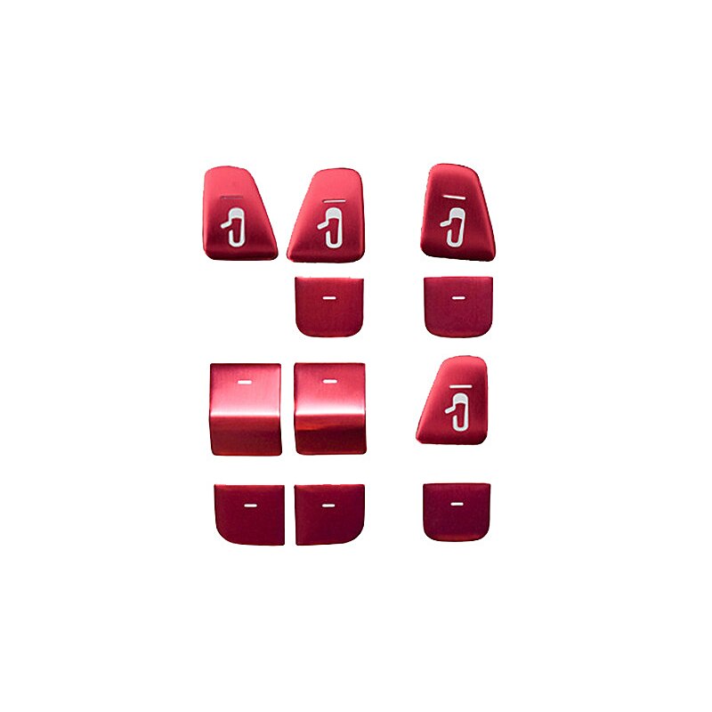 Model 3/Y Door Button Glass Lifting Patch for Tesla(2017-2023) Red