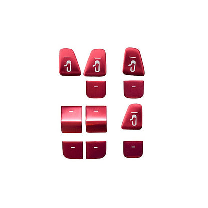 Model 3/Y Door Button Glass Lifting Patch for Tesla(2017-2023) Red