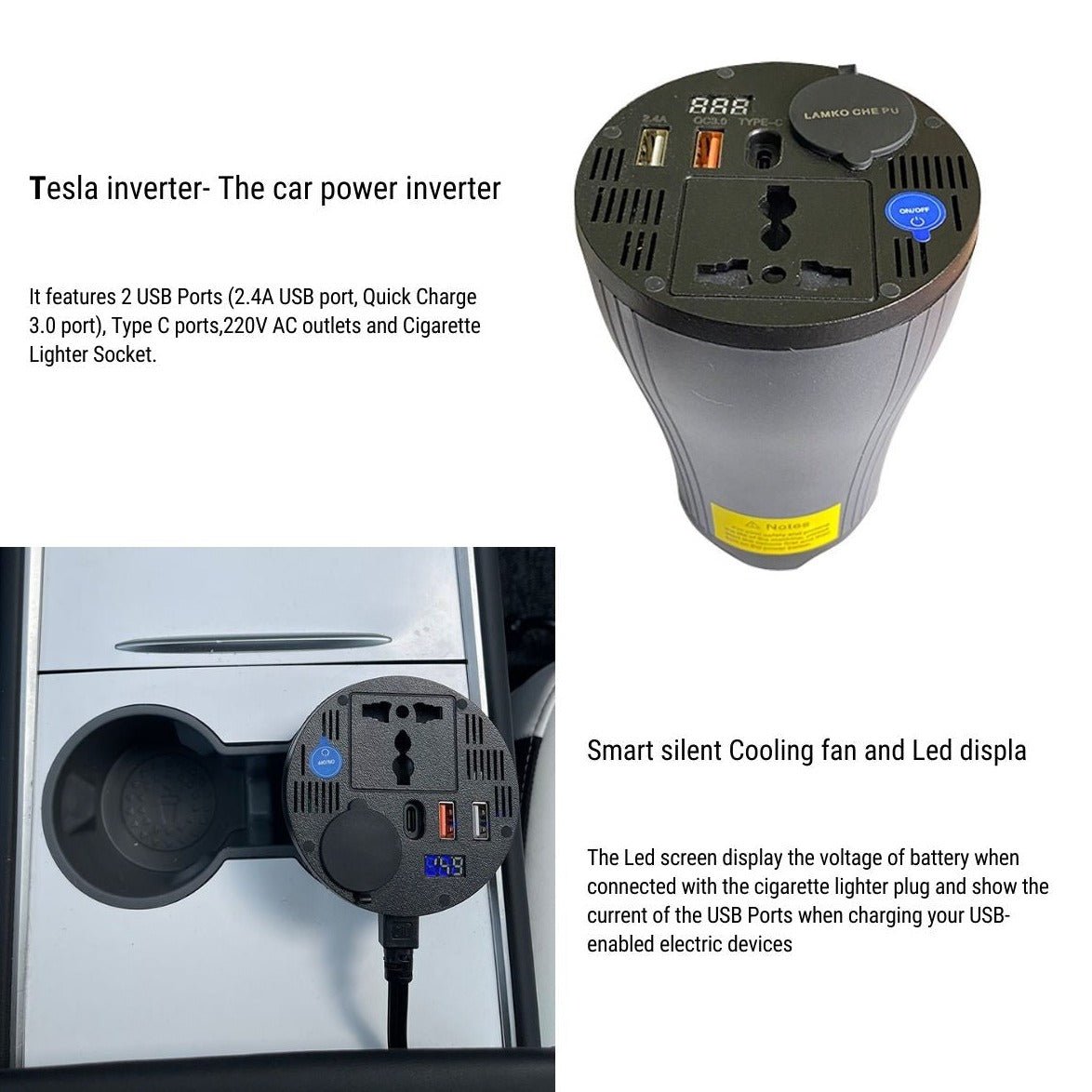 Car Inverter for Tesla Model 3/Y