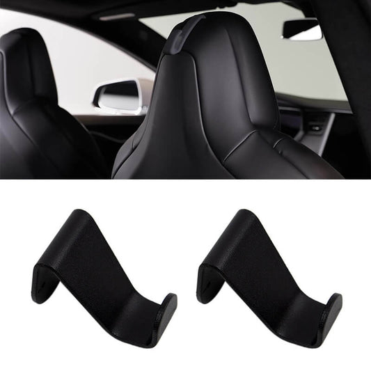 Car Seat Coat Hanger Hooks (2Pcs) for Tesla Model S/X Accessories