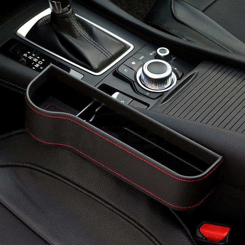 Car Seat Slit Gap Filler Box for Tesla Model S Black Left Side