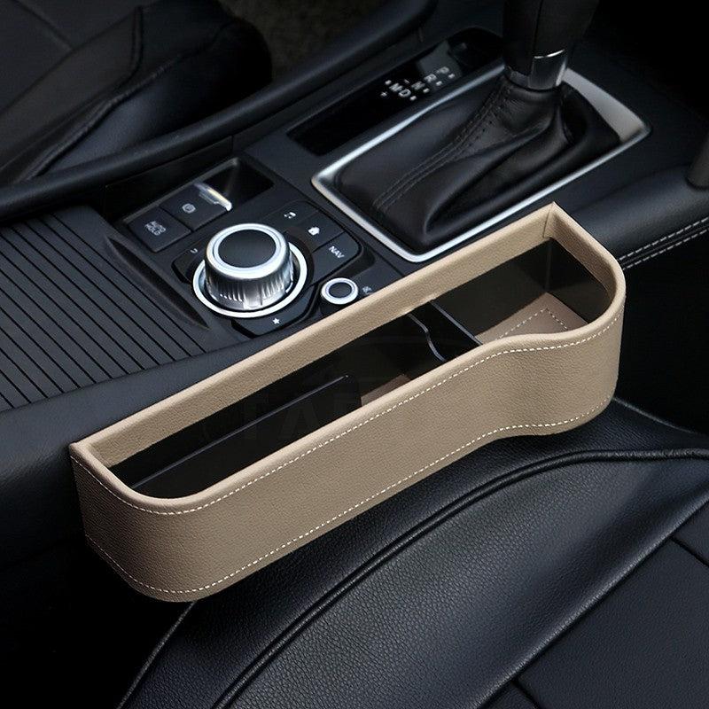 Car Seat Slit Gap Filler Box for Tesla Model S Beige Right Side