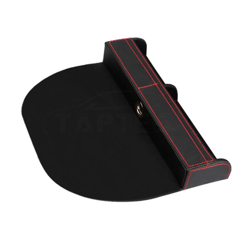 Car Seat Slit Gap Storage Box Slot Box for Model X Black and Red