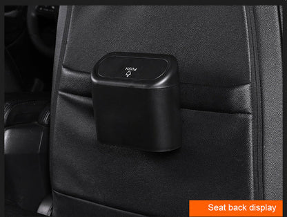 Car Trash Can with 8 Rolls of Garbage Bags for Tesla Model 3/Y/S/X