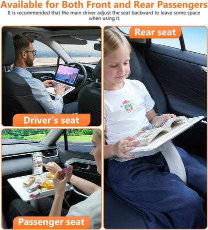 Adjustable Car Seat Laptop Stand Travel Tray Desk Mobile Office in EVs