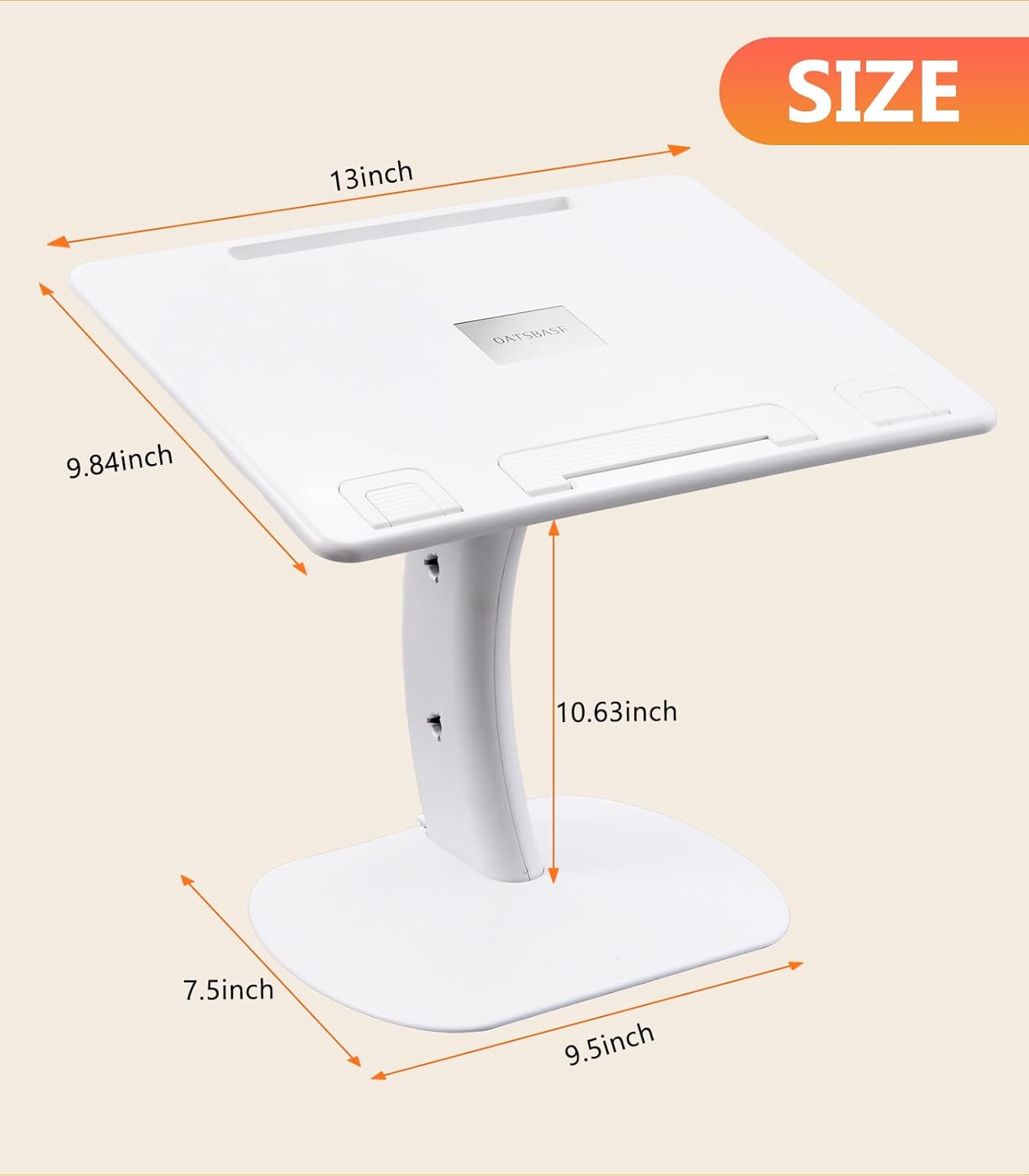 Adjustable Car Seat Laptop Stand Travel Tray Desk Mobile Office in EVs