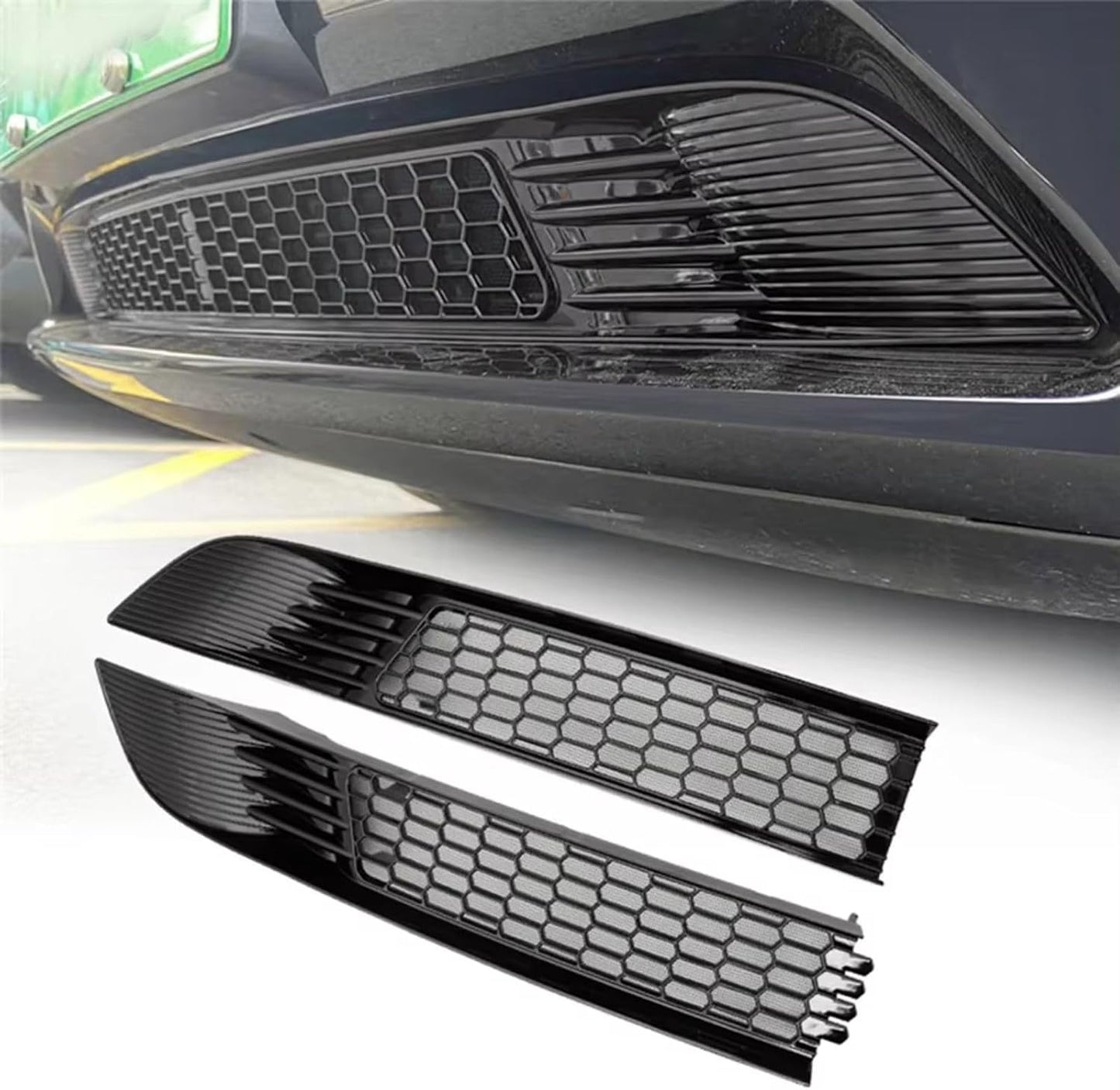 Model 3 Radiator Protective Mesh Grill Panel (2 Piece) -for Tesla (2017-2023)