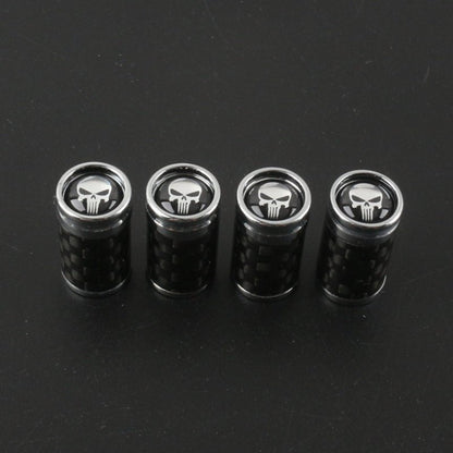 Carbon Fiber Car Wheel Tire Valve Stem Cap For Tesla Model 3/Y/X/S（4pcs）