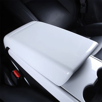 Carbon Fiber Center Armrest Cover for Tesla Model 3 Model Y