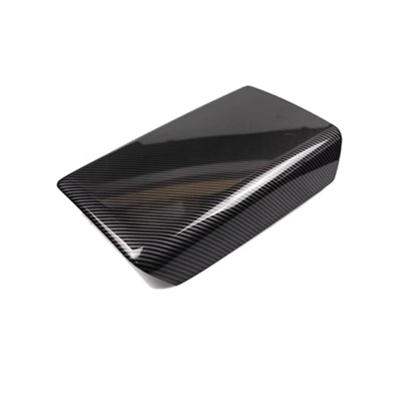 Carbon Fiber Center Armrest Cover for Tesla Model 3 Model Y Glossy Carbon Fiber