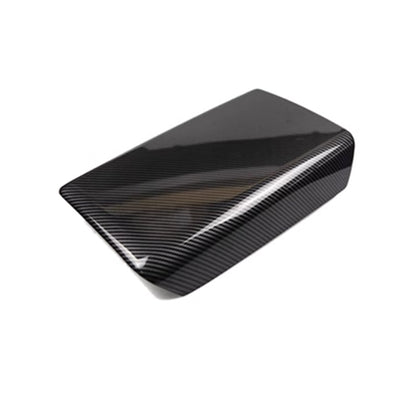 Carbon Fiber Center Armrest Cover for Tesla Model 3 Model Y Glossy Carbon Fiber