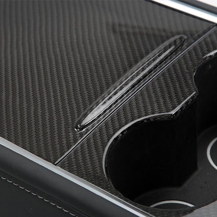 Carbon Fiber Center Console Overlays For Telsa Model 3/Y