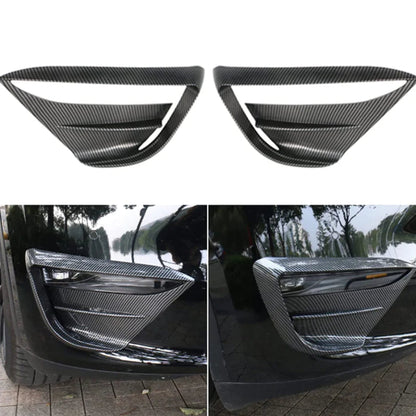 Carbon Fiber Front Fog Lamp Cover suitable for Tesla Model Y 2020-2023