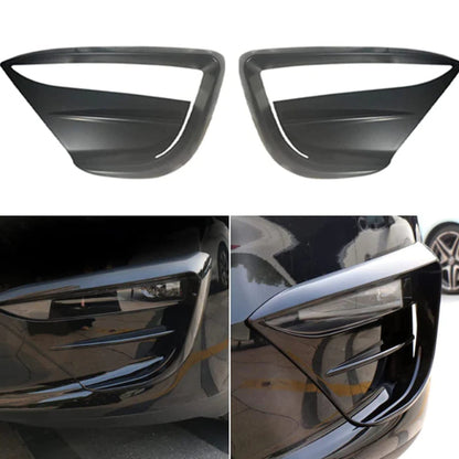 Carbon Fiber Front Fog Lamp Cover suitable for Tesla Model Y 2020-2023