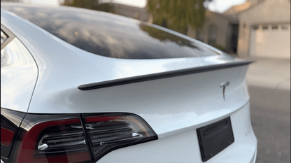 Carbon Fiber Rear Spoiler Wing For Tesla Model Y 3