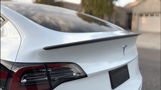 Carbon Fiber Rear Spoiler Wing For Tesla Model Y 3