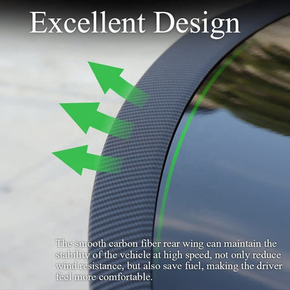 Carbon Fiber Rear Spoiler Wing For Tesla Model Y 3