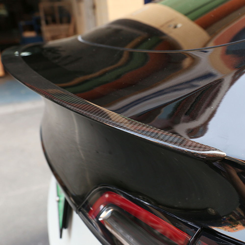 Carbon Fiber Rear Spoiler Wing For Tesla Model Y 3 Glossy