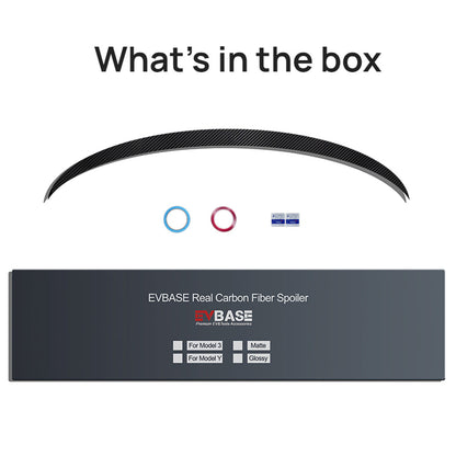 Carbon Fiber Rear Spoiler Wing For Tesla Model Y 3