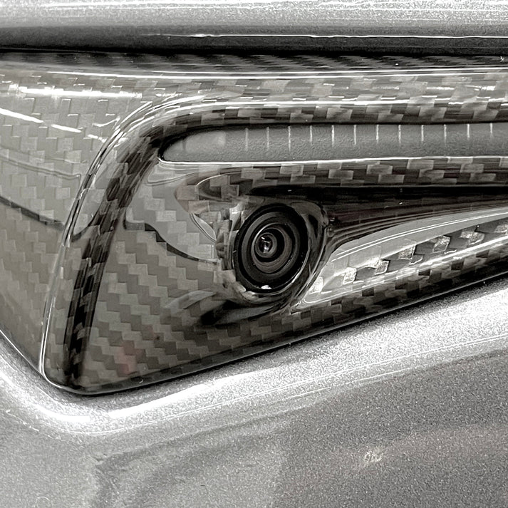 Carbon Fiber Side Camera Full Cover for Tesla Model 3/Y/S 2021-2023 ( 1 Pair ) (Not suitable for US Model Y after June 2023)