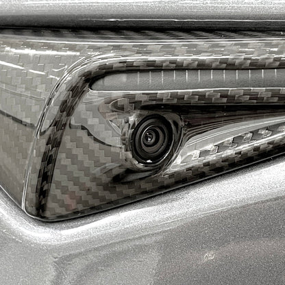 Carbon Fiber Side Camera Full Cover for Tesla Model 3/Y/S 2021-2023 ( 1 Pair ) (Not suitable for US Model Y after June 2023)