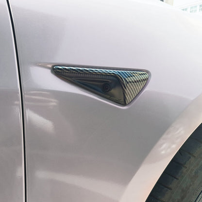 Carbon Fiber Side Camera Turn Signal Cover for Tesla Model 3 Y X S