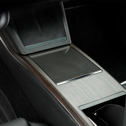 [Real Carbon Fiber] Center Console Panel Cover For Model X/S