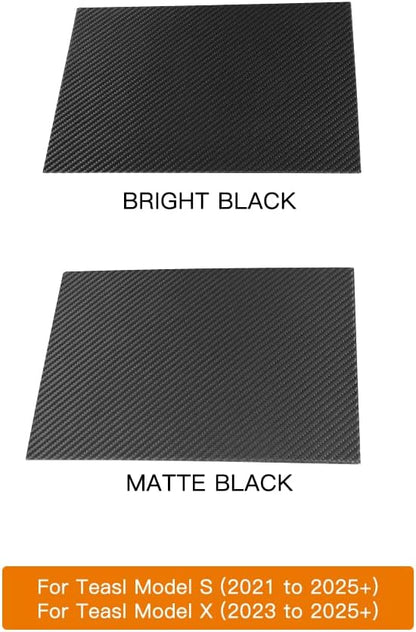 [Real Carbon Fiber] Center Console Panel Cover For Model X/S