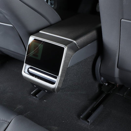 [Real Carbon Fiber] Rear AC Vent Cover for Tesla Model 3 Highland