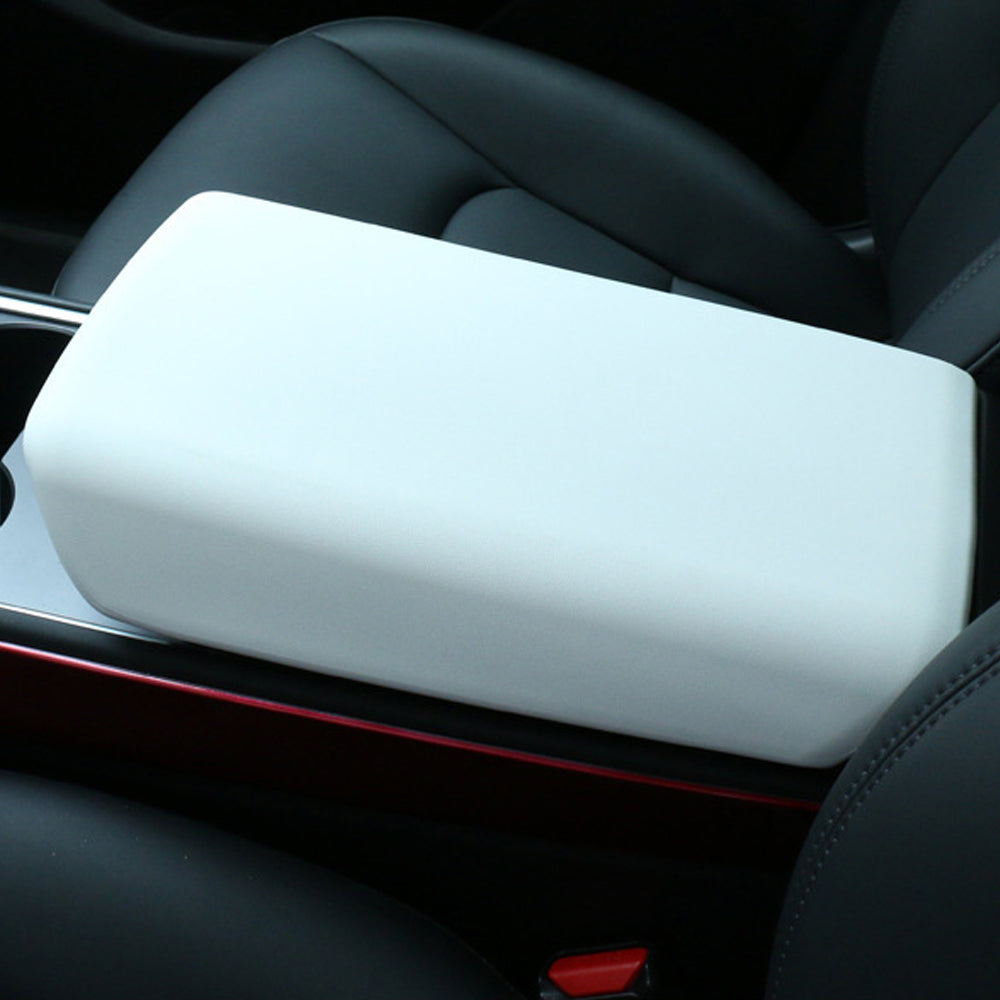 Center Console Armrest Box Cover Tesla Interior Protector For Telsa Model 3 Y Accessories White
