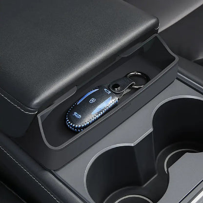 Center Console Organizer Armrest Hidden Storage Box For Tesla Model 3 Y