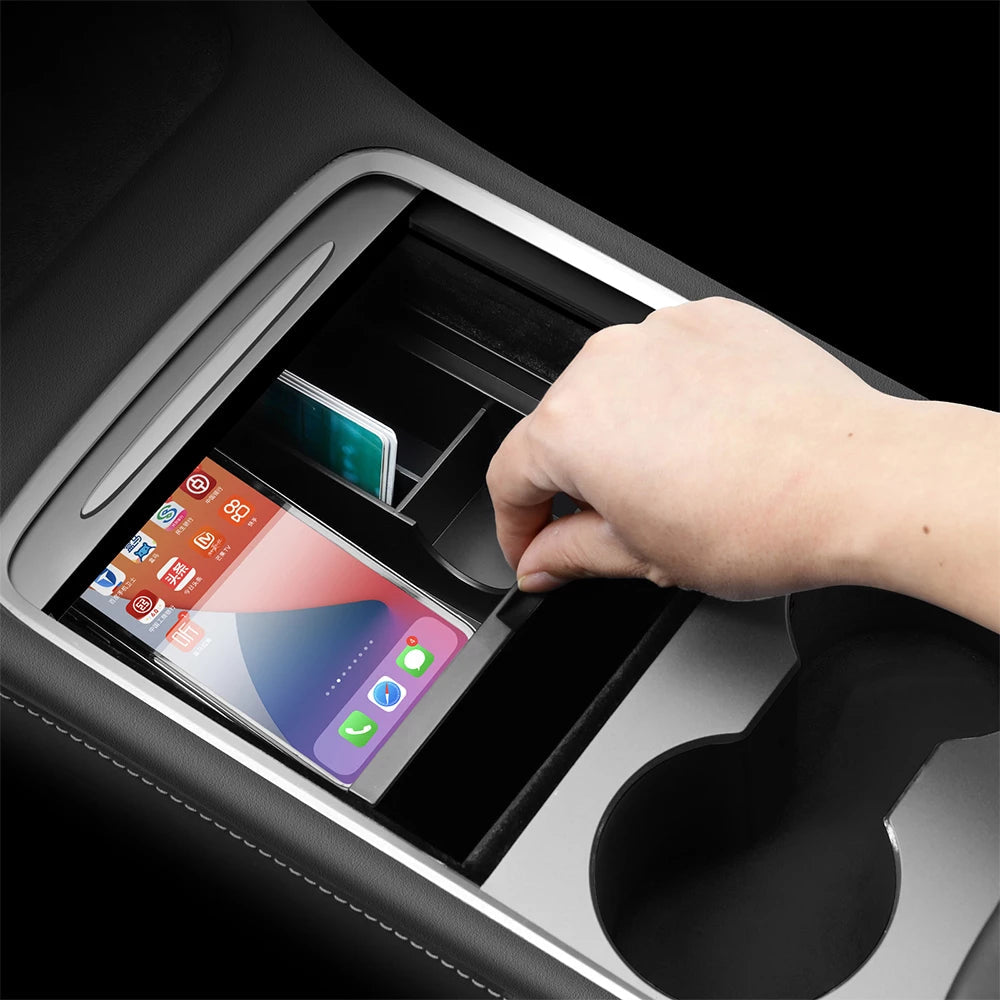 Center Console Organizer Storage Box for Tesla Model 3/Y 2021-2023
