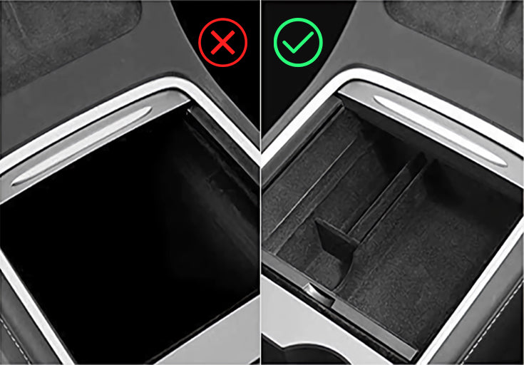 Center Console Organizer Storage Box for Tesla Model 3/Y 2021-2023
