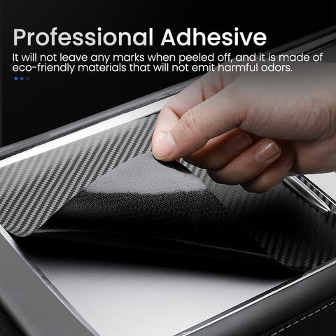 Center Console PVC Wraps Kit for Tesla Model 3/Y