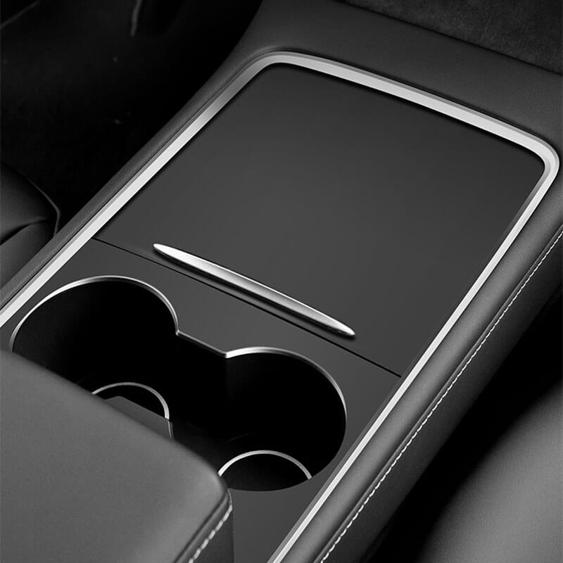 Center Console PVC Wraps Kit for Tesla Model 3/Y Matte Black