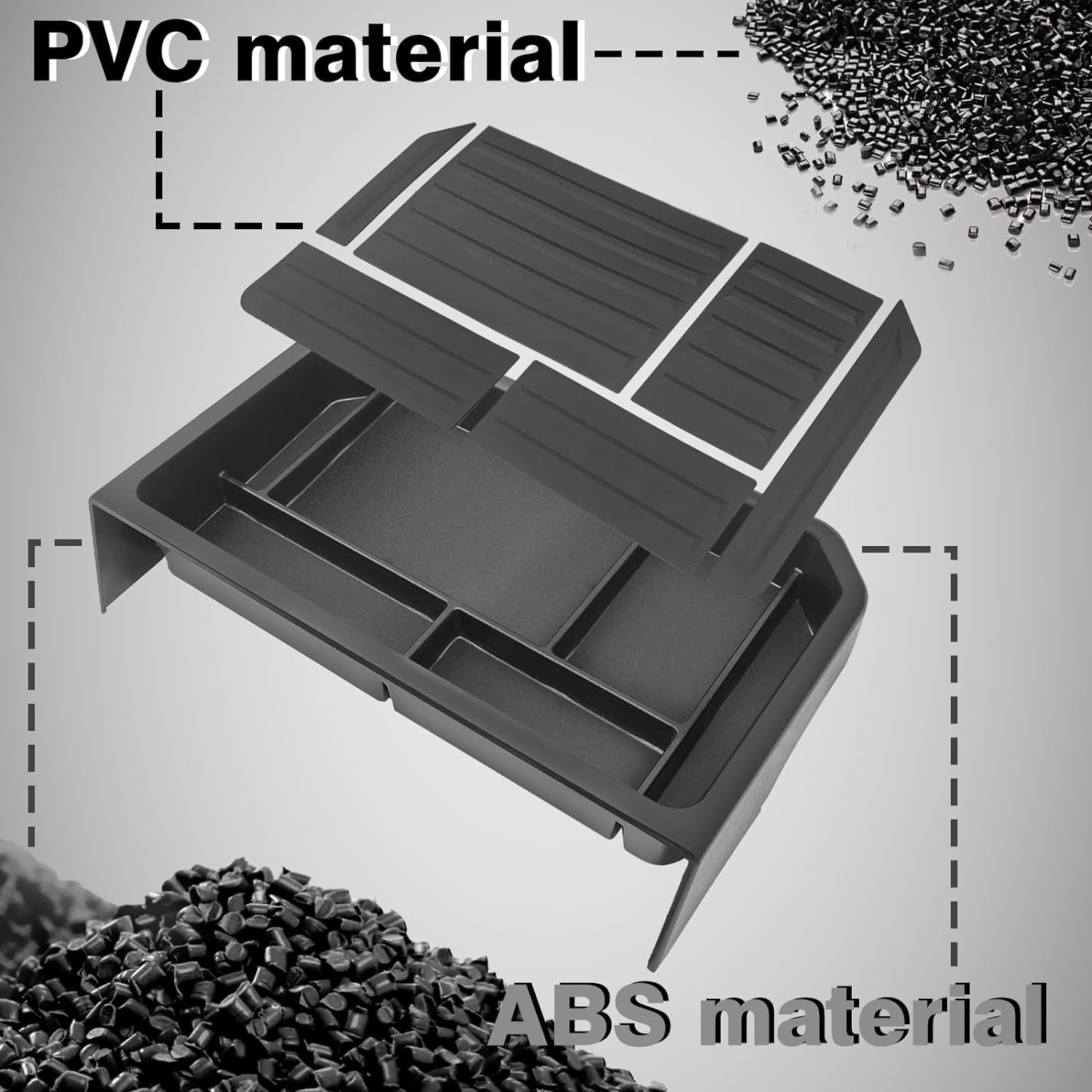 Center Console Screen Dash Organizer For Tesla Cybertruck 2024