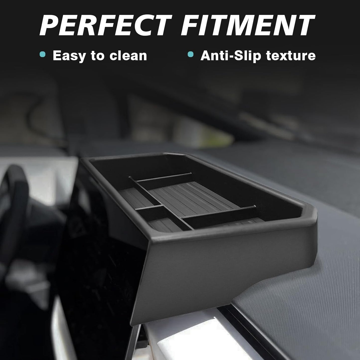 Center Console Screen Dash Organizer For Tesla Cybertruck 2024