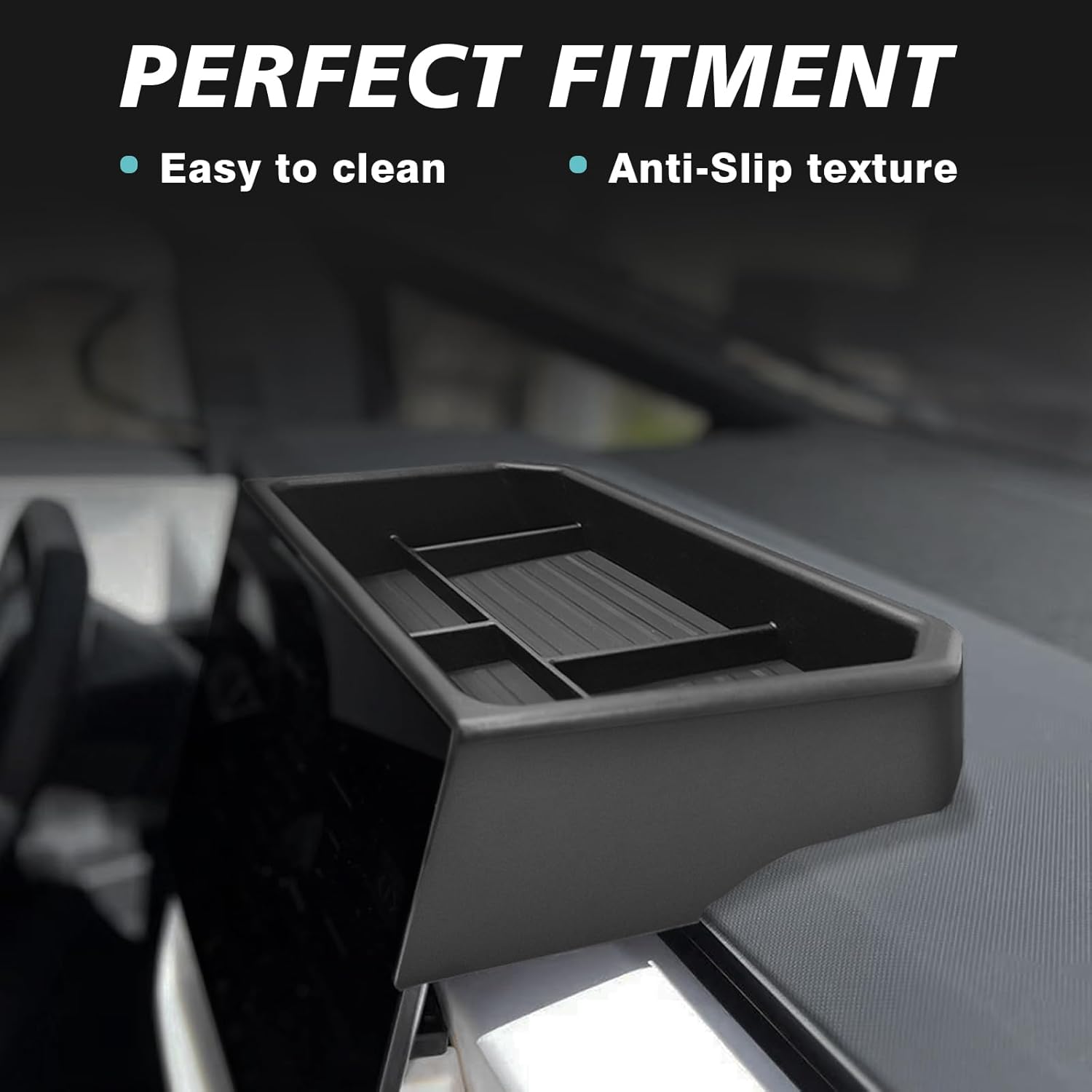 Center Console Screen Dash Organizer For Tesla Cybertruck 2024