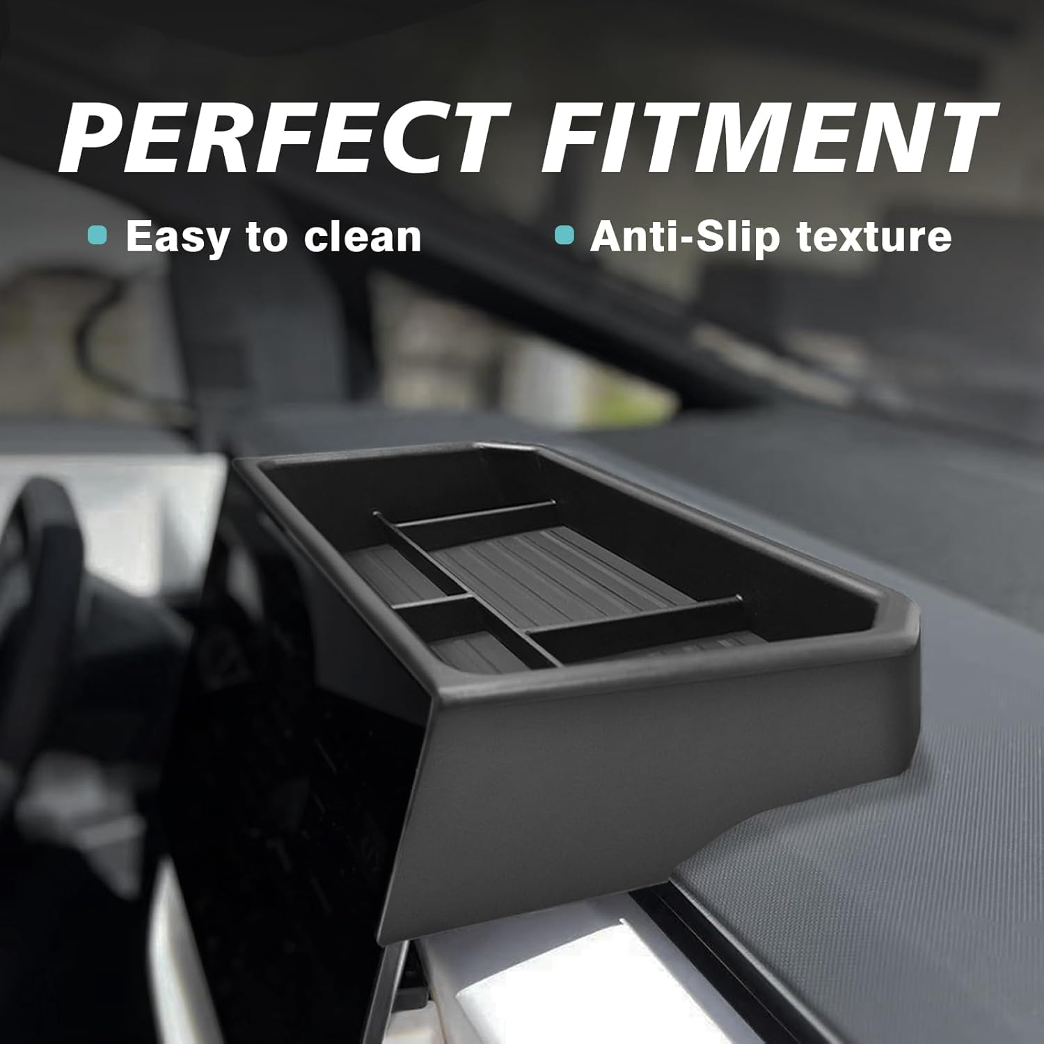 Center Console Screen Dash Organizer For Tesla Cybertruck 2024