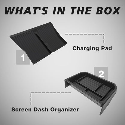 Center Console Screen Dash Organizer For Tesla Cybertruck 2024