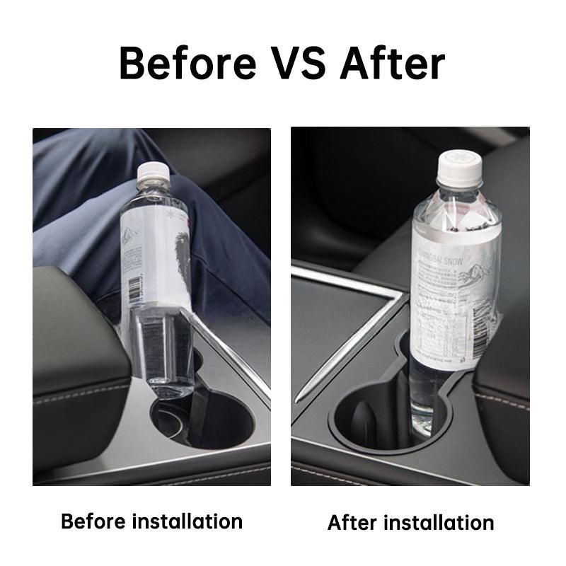 Center Console Slot Slip Limit Clip Cup Holder Insert For Tesla Model 3/Y Cup Holder Stabilizer Insert