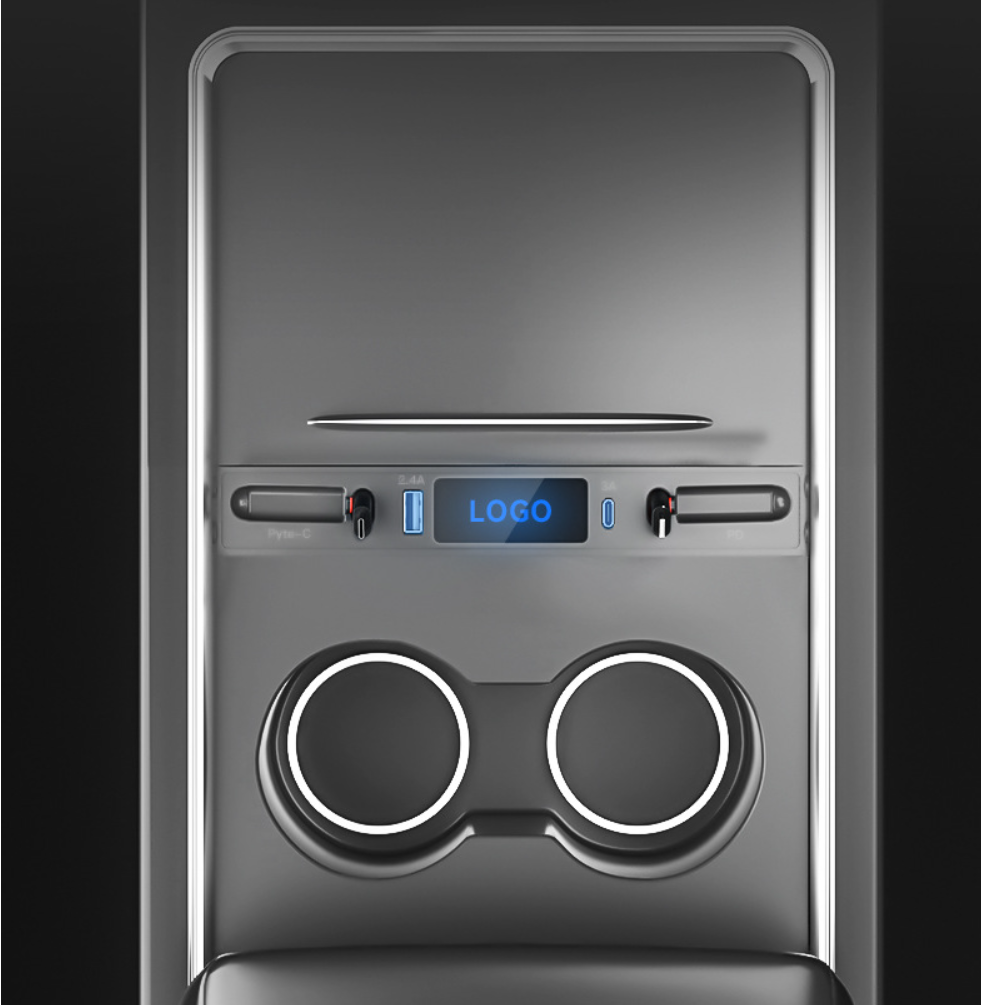 Center Console USB HUB for Tesla Model 3/Y 2021-2023