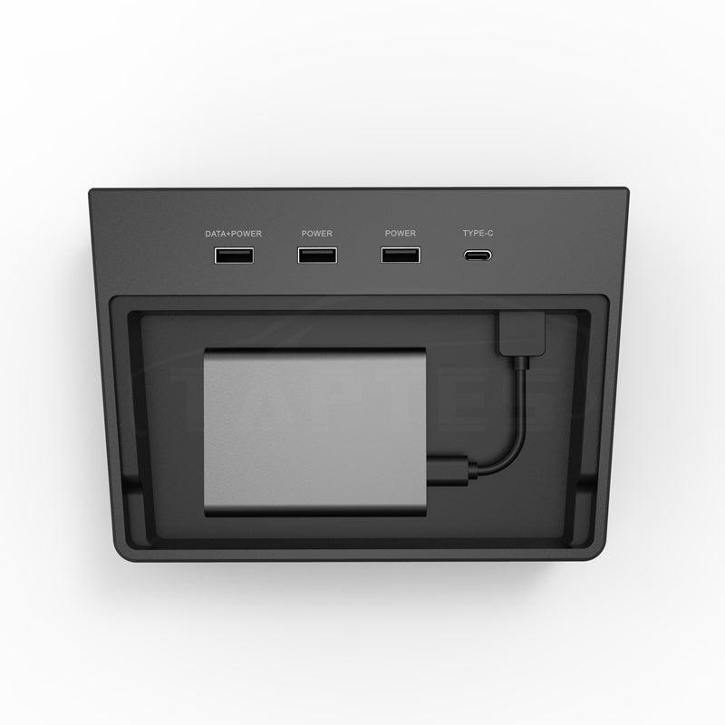 Center Console USB Hub Docking Station for Tesla Model 3