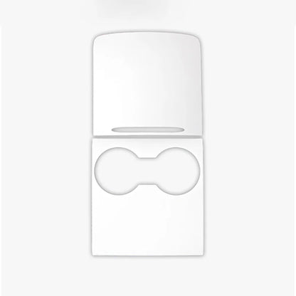 Model 3 & Y Center Console Cover (Carbon Fiber Pattern ABS) (Gen.2) for Tesla(2021-2023) Matte White