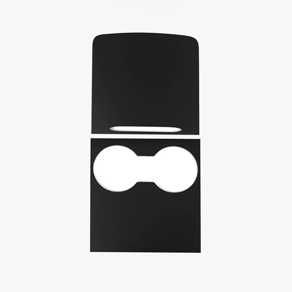 Model 3 & Y Center Console Cover (Carbon Fiber Pattern ABS) (Gen.2) for Tesla(2021-2023) Matte Black