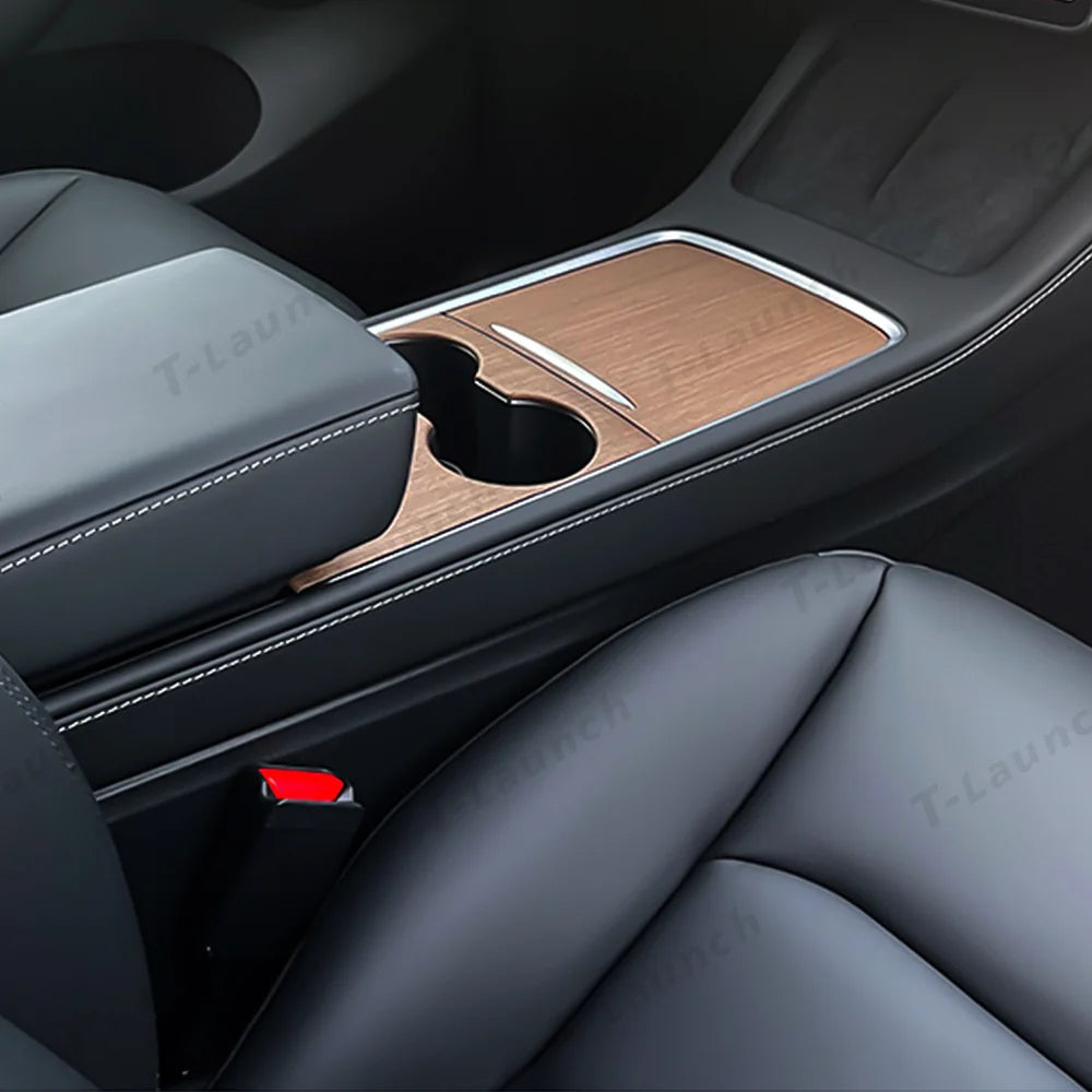 Model 3 & Y Center Console Cover (Carbon Fiber Pattern ABS) (Gen.2) for Tesla(2021-2023)