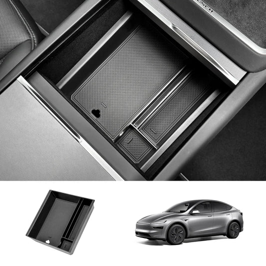 Center Console Organizer and Armrest Box for Tesla Model Y Juniper 2025+ Central Control Storage Box