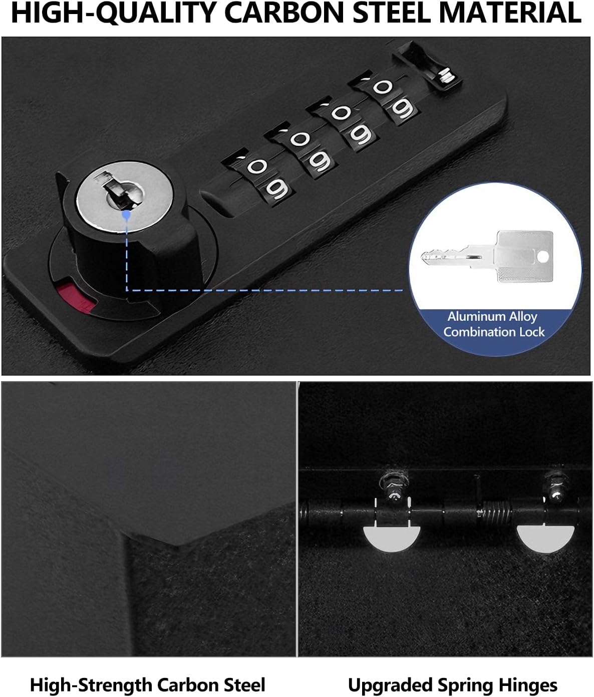 Anti-Theft Center Console Safe LockBox for Tesla Model Y Juniper 2025+ / Model 3 Highland 2024+